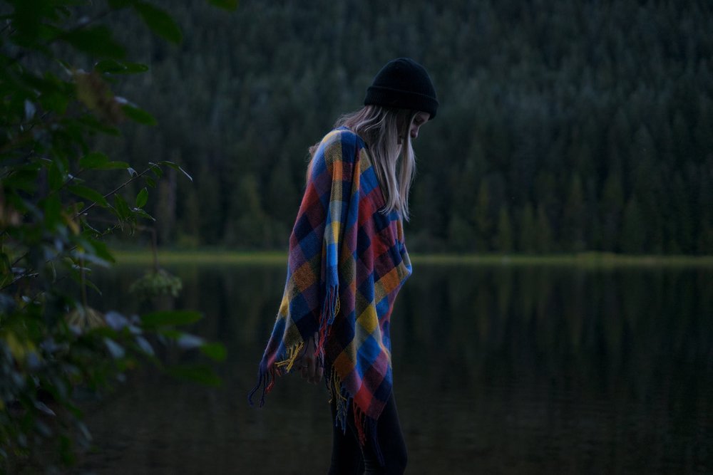 Orange/Blue Plaid