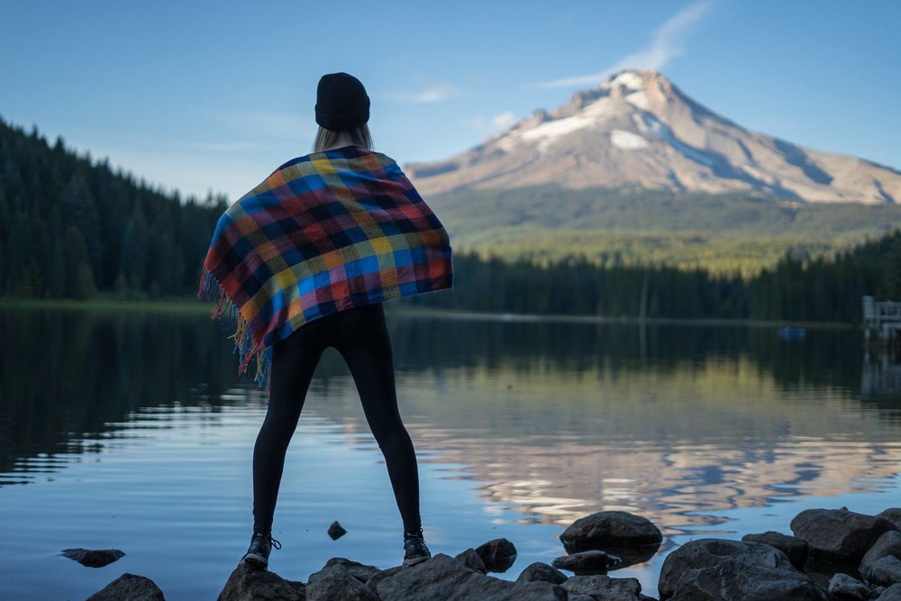 Orange/Blue Plaid